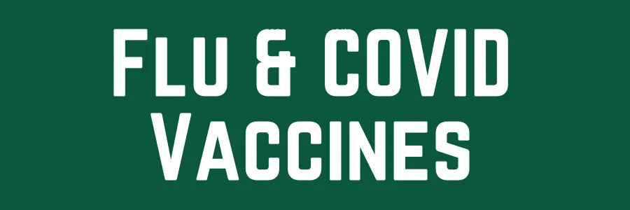 Flu and COVID Vaccine Banner