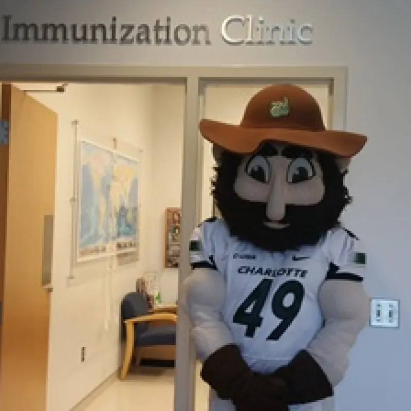Norm at the Immunizations Clinic