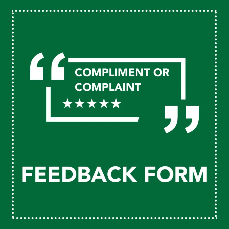 compliment or complaint form